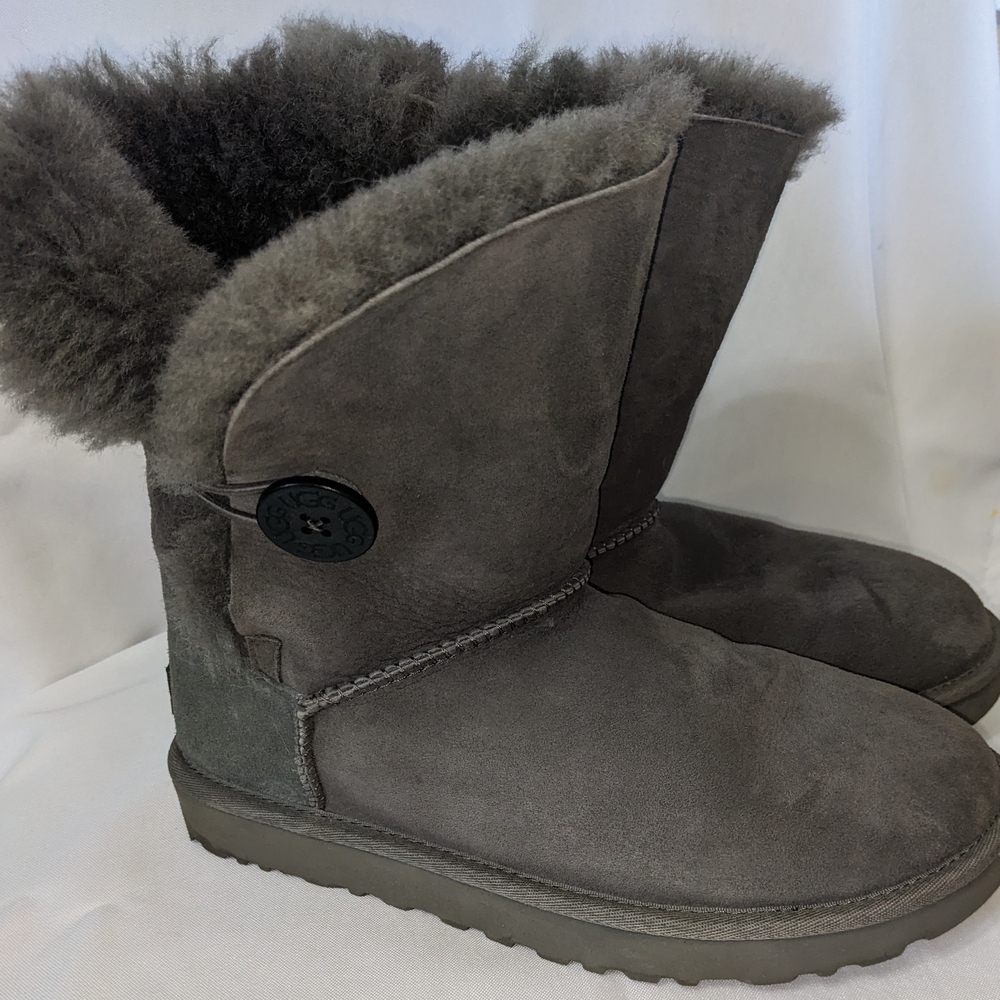 UGG Charcoal Shearling Boots